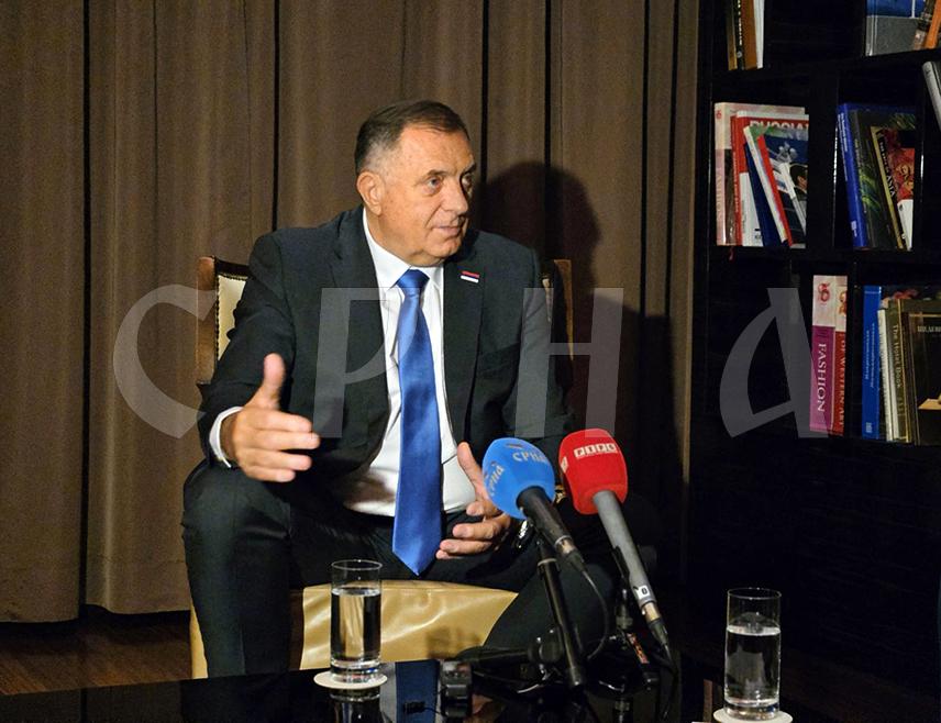 MOSCOW, September 10 /SRNA/ - President of Republika Srpska Milorad Dodik asked whether Russia's clear support for the Dayton Peace Agreement and the territorial integrity of BiH can be called malignant influence.