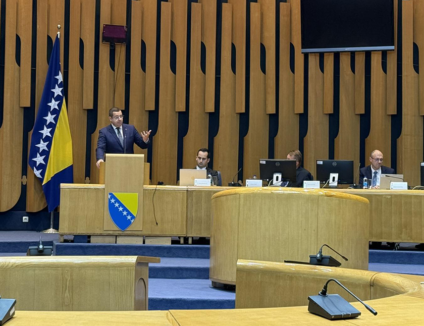 BANJA LUKA, SEPTEMBER 16 /SRNA/ – Republika Srpska and SNSD have always contributed to the European path, and we will continue to do so, but we demand that Republika Srpska is respected, emphasized Radovan Kovačević, Serb delegate in the House of Peoples of the BiH Parliamentary Assembly.