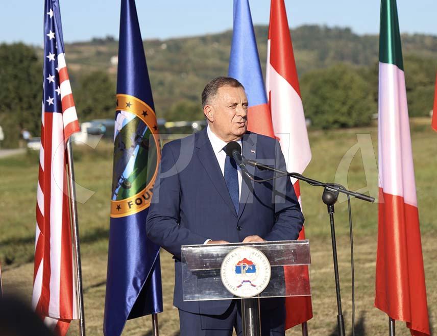 DOBOJ, SEPTEMBER 21 /SRNA/ - Republika Srpska President Milorad Dodik said today in Boljanić near Doboj that at the very place where Chetniks rescued Allied pilots, Srpska will begin the construction of a memorial center.