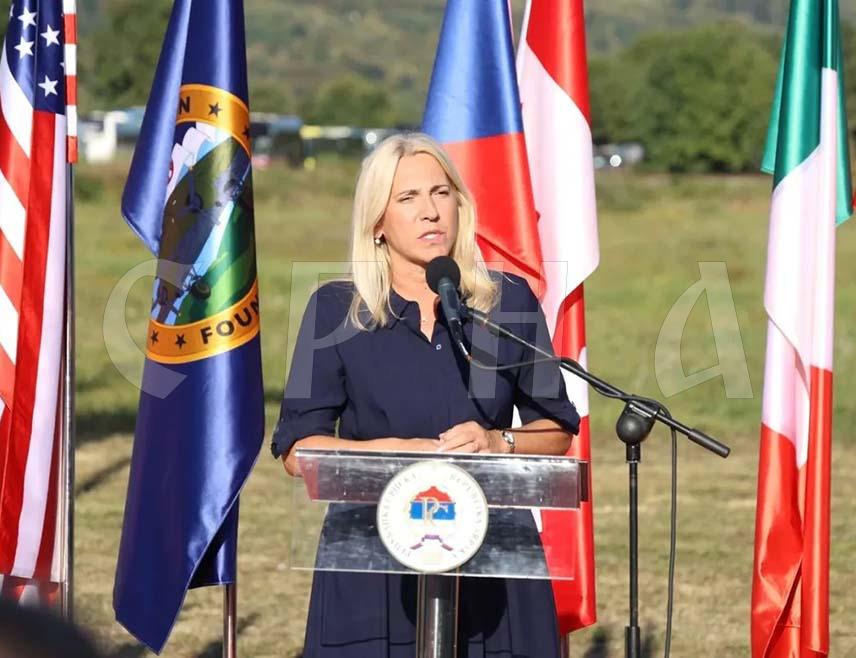 DOBOJ, SEPTEMBER 21 /SRNA/ - The Serb member of the BiH Presidency Željka Cvijanović said today at the commemoration of the 81st anniversary of the Halyard Operation in Boljanić near Doboj that she wants the truth to be heard far and wide, and that all injustices concerning the Serbs should be corrected in the future.