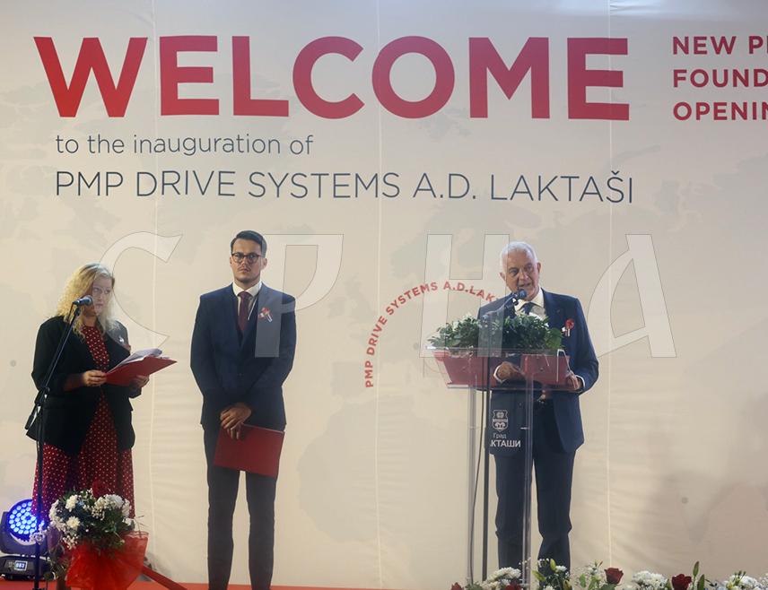 LAKTAŠI, SEPTEMBER 26 /SRNA/ - The owner and director of the Italian company PMP Luigino Pozzo said that the PMP Foundry in Laktaši is the most important investment they have made in their history, worth 35 million Euros.