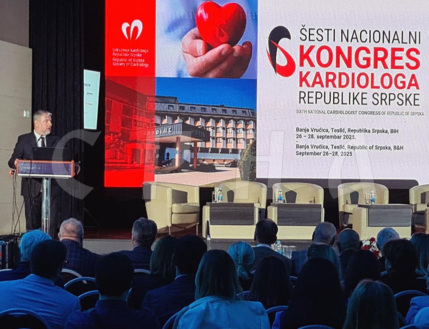 ТЕСЛИЋ, 26. СЕПТЕМБРА /СРНА/ - Министар здравља и социјалне заштите Републике Српске Ален Шеранић отворио је вечерас у Теслићу Шести национални конгрес кардиолога Српске са међународним учешћем и као циљ навео стандардизацију кардиолошке праксе у Српској да би грађани имали исти квалитет здравствене заштите.