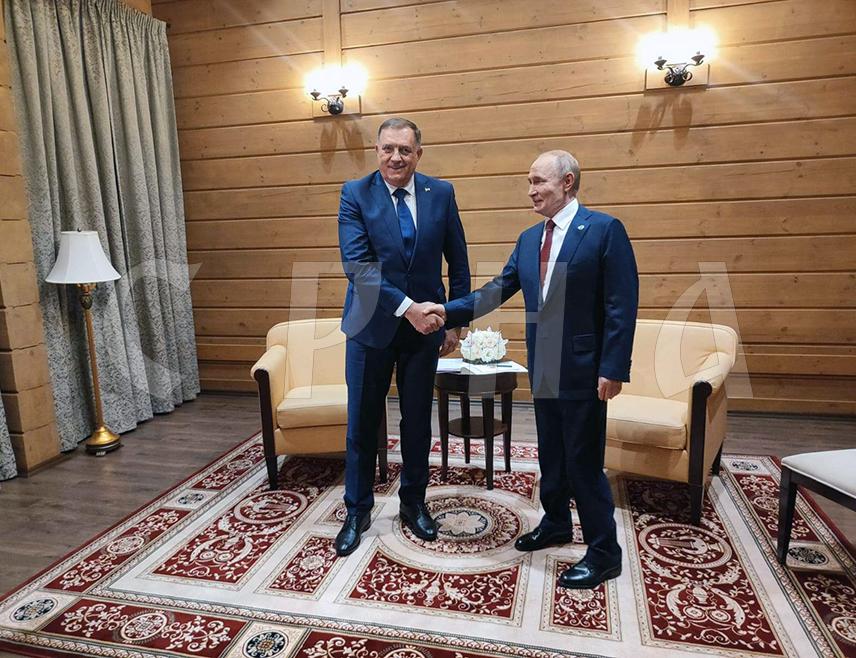 SOCHI, OCTOBER 3 /SRNA/ - Republika Srpska President Milorad Dodik said that Russian President Vladimir Putin provided a very accurate analysis regarding the development of a multipolar world at the annual Valdai Club meeting in Sochi.