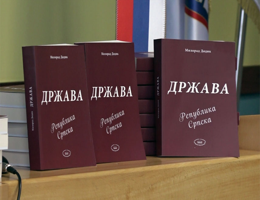 БЕОГРАД, 13. ОКТОБРА /СРНА/ - У Београду ће сутра бити представљена књига предсједника Републике Српске Милорада Додика "Држава - Република Српска", чији је приређивач Милан Љепојевић.