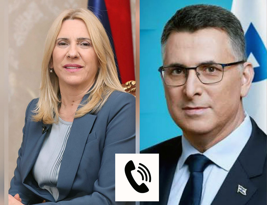 ISTOČNO SARAJEVO, OCTOBER 16 /SRNA/ - The Serb member of the BiH Presidency, Željka Cvijanović, informed Israeli Foreign Minister Gideon Sa’ar today about the harmful effects of foreign interventionism, which has undermined the principle of equality of the constituent peoples in BiH.