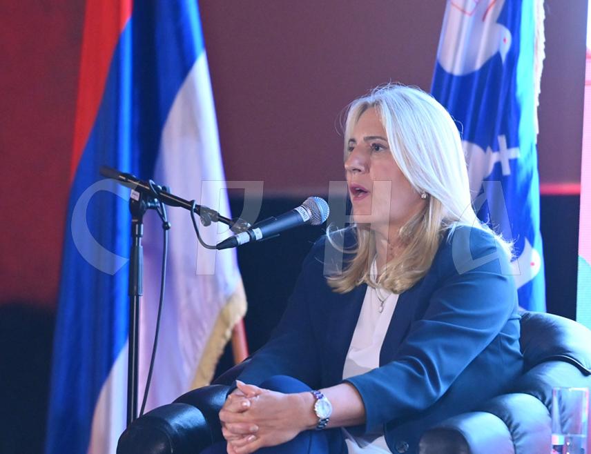 BIJELJINA, OCTOBER 22 /SRNA/ – Željka Cvijanović, the Serb member of the BiH Presidency says there is a continuous effort directed at Republika Srpska to obstruct its plans, but that Republika Srpska has built and maintains friendships in international arena.