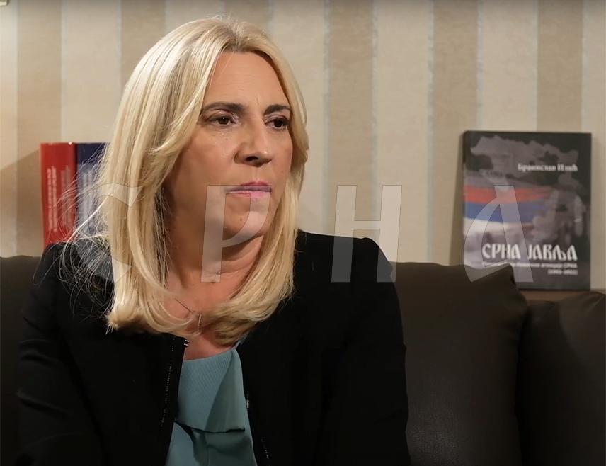 ISTOČNO SARAJEVO, OCTOBER 26 /SRNA/ – The Serb member of the BiH Presidency Željka Cvijanović pointed out Sarajevo’s fight over Christian Schmidt, who is expected to cover up their inability to live and work with others without megalomaniacal ambitions for domination.