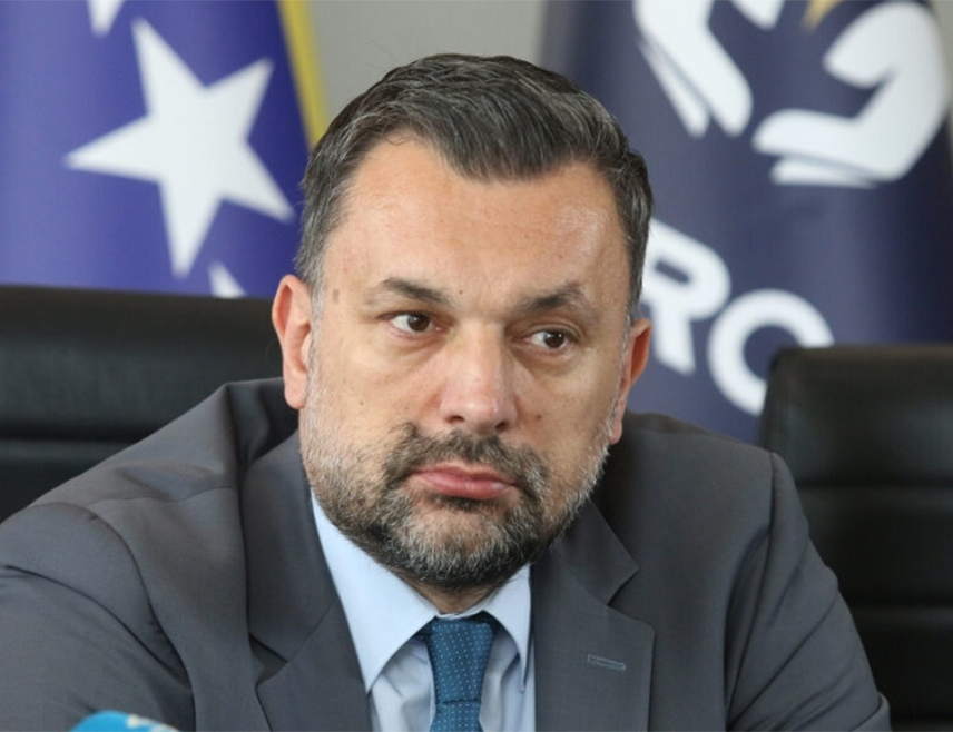 SARAJEVO, OCTOBER 27 /SRNA/ – The Municipal Court Sarajevo has ordered the seizure of property belonging to Minister of Foreign Affairs in the Council of Ministers Elmedin Konaković, including accrued interest, after he was convicted of defamation and fined BAM 3,000.