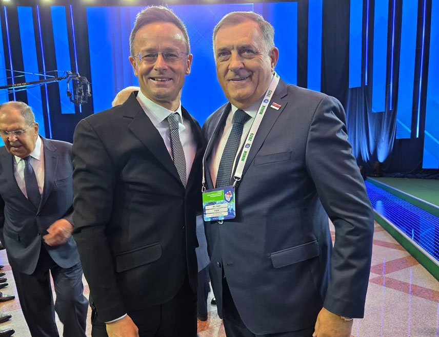 MINSK, OCTOBER 28 /SRNA/ – Republika Srpska and Hungary share a common vision – peace, stability, and the right of every nation to decide its own future, said President Milorad Dodik.