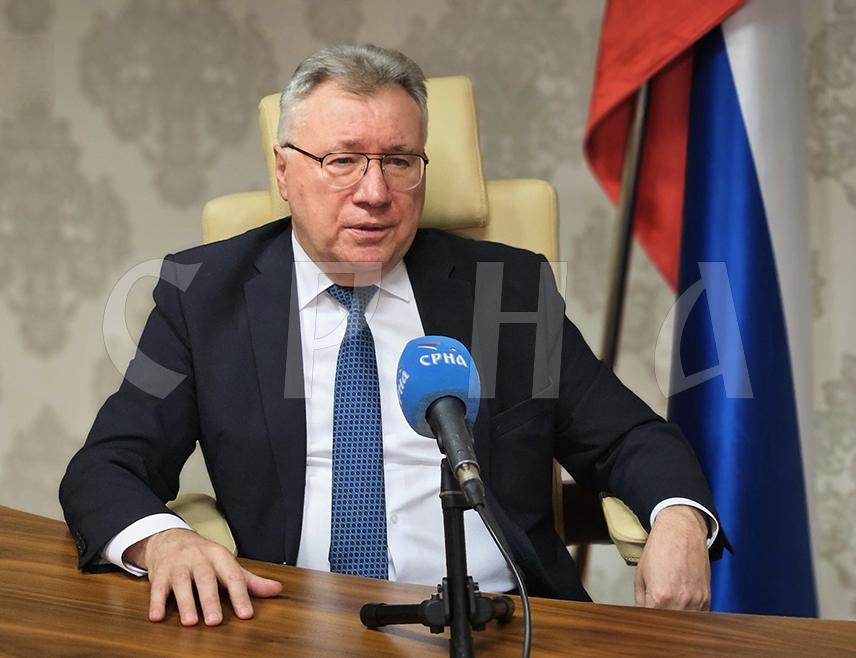ISTOČNO SARAJEVO, OCTOBER 31 /SRNA/ – The Ambassador of the Russian Federation to BiH, Igor Kalabukhov, told SRNA that Russia qualifies its relations with Republika Srpska as strategic, as they are being developed in various spheres, expressing gratitude to President Milorad Dodik for his efforts to advance bilateral relations.