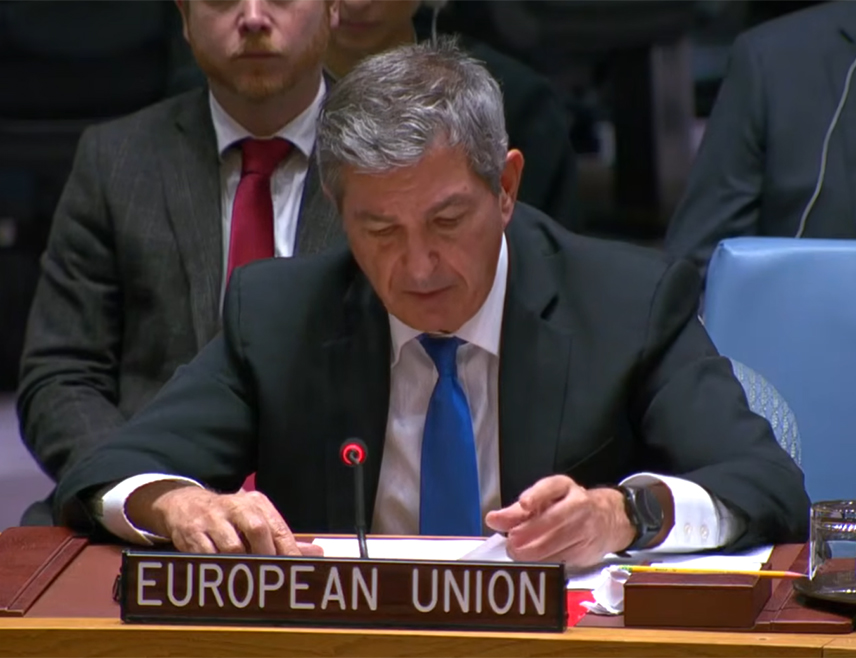 ЊУЈОРК, 31. ОКТОБРА /СРНА/ - Представник ЕУ у Савјету безбједности УН Ставрос Ламбринидис оцијенио је да одлука Народне скупштине Републике Српске доприноси даљој деескалацији политичке ситуације у БиХ.