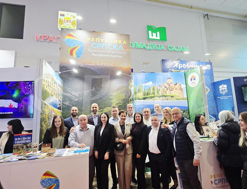 КРАГУЈЕВАЦ, 6. НОВЕМБРА /СРНА/ - Туристичка организација Републике Српске /ТОРС/ учествује на данас отвореном 16. Међународном сајму туризма и сеоског туризма у Крагујевцу.