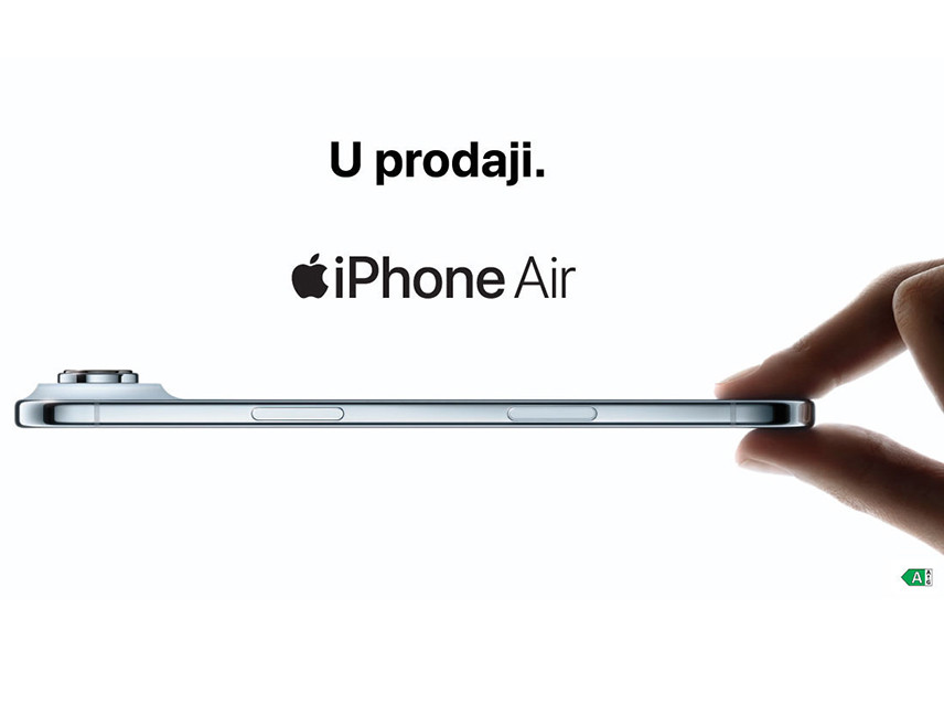 БАЊАЛУКА, 7. НОВЕМБРА /СРНА/ - "Ајфон ер", најтањи и најлакши "ајфон" досад, са револуционарним дизајном који спаја елеганцију и издржљивост, дио je понуде у "М:телу", саопштено је из ове компаније.