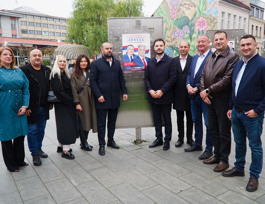 ПРИЈЕДОР, 8. НОВЕМБРА /СРНА/ - Градски одбор СНСД-а Приједор саопштио је да је вријеме за слогу, саборност и храброст, јер у том случају нема силе која српски народ може поколебати.