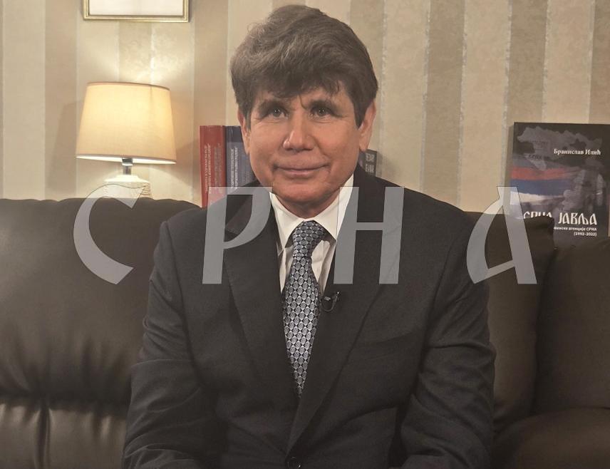 CHICAGO, NOVEMBER 21 /SRNA/ - Supporting the SNSD party in the early presidential elections in Republika Srpska is as much about preserving Serbs' right to self government as it is about preserving the integrity of Dayton, the former Illinois governor Rod Blagojevich told SRNA.