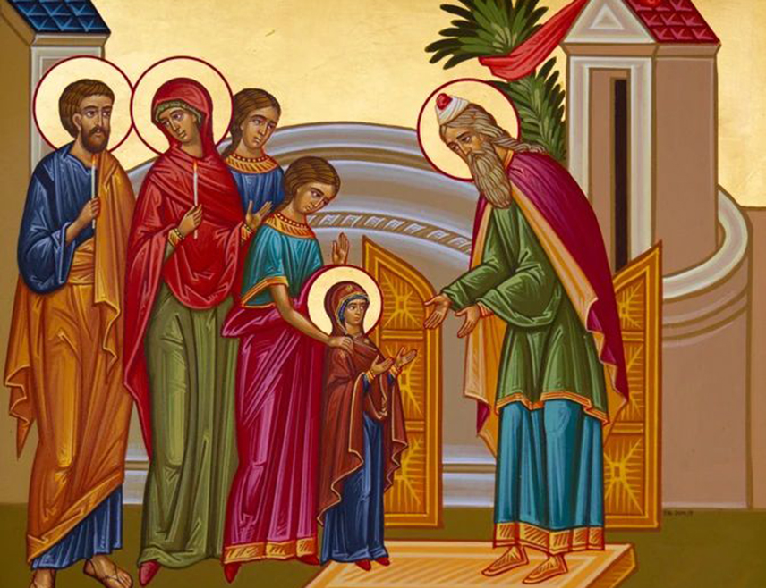 БИЈЕЉИНА, 4. ДЕЦЕМБРА /СРНА/ - Српска православна црква /СПЦ/ прославља данас празник Ваведење Пресвете Богородице, који симболизује долазак трогодишње Марије у Јерусалимски храм и њено завјештање Богу.