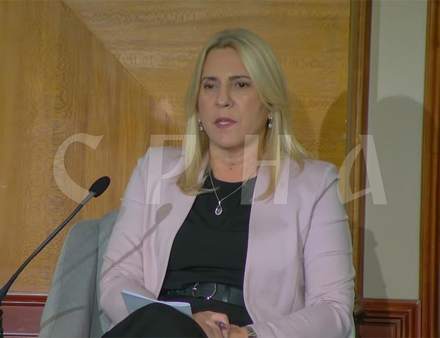 ZAGREB, DECEMBER 12 /SRNA/ - The Serb member of the Presidency of BiH, Željka Cvijanović, emphasized today in Zagreb that BiH lacks sovereignty as long as a foreigner can impose laws and decisions instead of domestic political leaders.