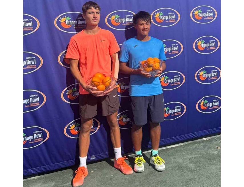 ФОРТ ЛОДЕРДЕЈЛ, 14. ДЕЦЕМБРА /СРНА/ - Шеснаестогодишњи тенисер Филип Ђокић из Брчког освојио је прво мјесто у игри парова на турниру "Оранж боул" на Флориди који слови за незванично првенство свијета младих тенисера.