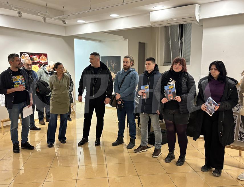 ПРИЈЕДОР, 17. ДЕЦЕМБРА /СРНА/ - У приједорској Галерији "Сретен Стојановић" вечерас је организована промоција стрип магазина и изложба стрип табли полазника Школе стрипа.