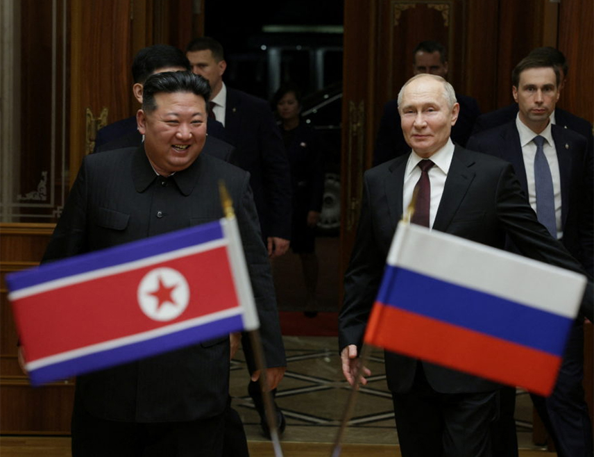 ПЈОНГЈАНГ, 27. ДЕЦЕМБРА /СРНА/ - Сјевернокорејски лидер Ким Џонг Ун упутио је предсједнику Русије Владимиру Путину честитку поводом Нове године, поручивши да нико не може да уништи односе и јединство два народа.