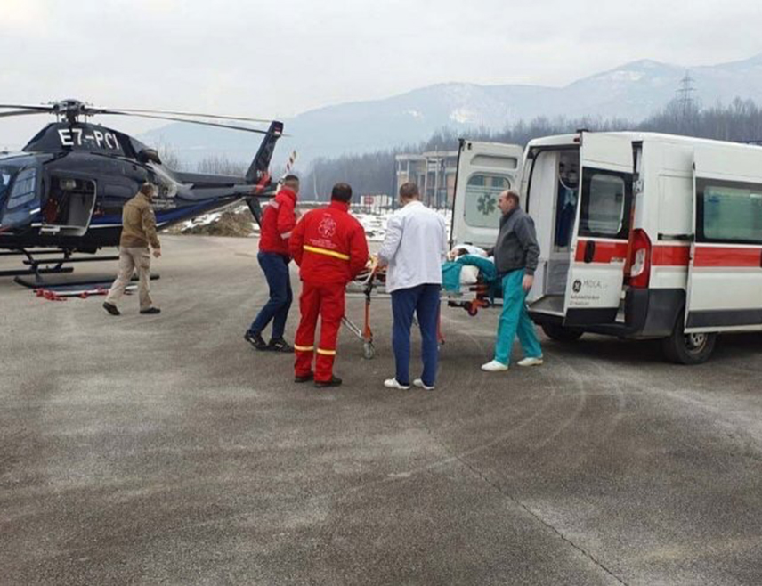 BANJA LUKA, December 31 /SRNA/ - While most citizens of Republika Srpska are preparing to bid farewell to the old year and welcome the New Year, members of the Aviation Unit of the Ministry of the Interior of Republika Srpska are spending the final day of the calendar year at work-saving lives.