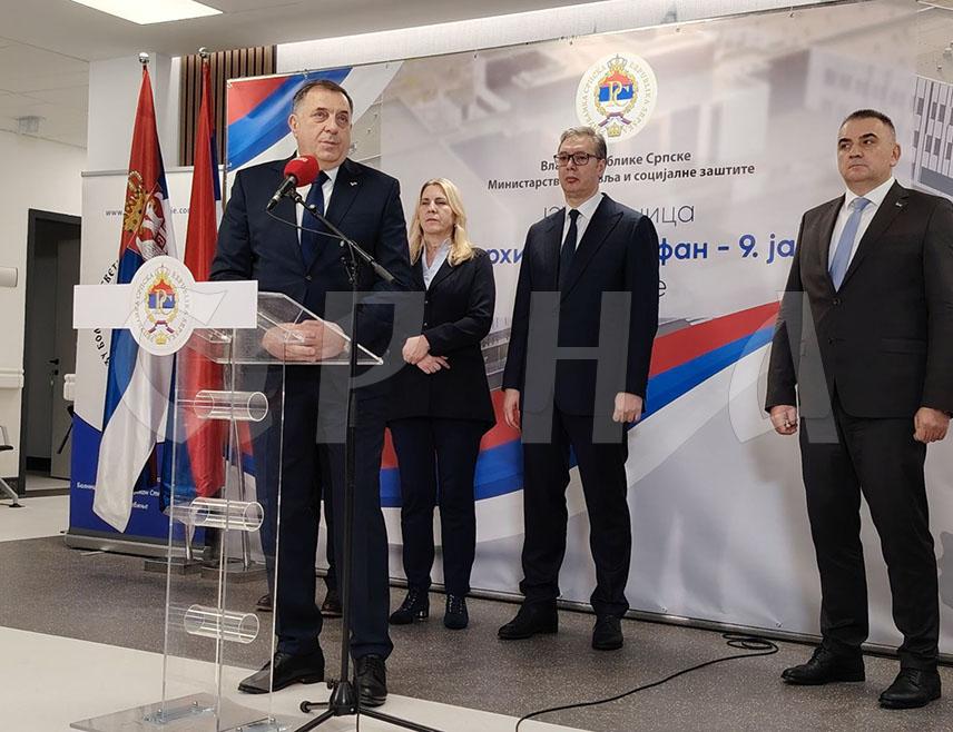 TREBINJE, JANUARY 5 /SRNA/ – The construction and opening of the new hospital in Trebinje has demonstrated Republika Srpska's capacity to design and build major projects, SNSD leader Milorad Dodik has stated today.
