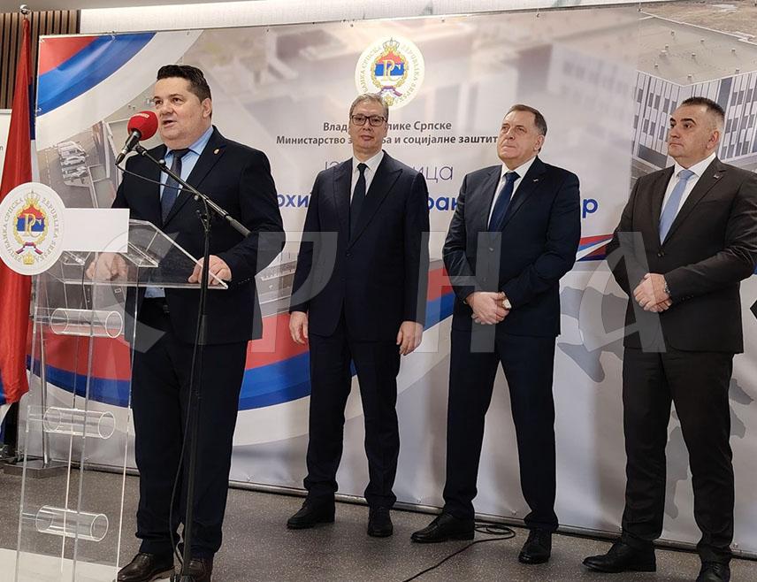 TREBINJE, JANUARY 5 /SRNA/ - The Speaker of the Republika Srpska National Assembly, Nenad Stevandić, emphasized the importance of major projects, such as the construction and opening of the new hospital in Trebinje, being carried out together with Serbia.