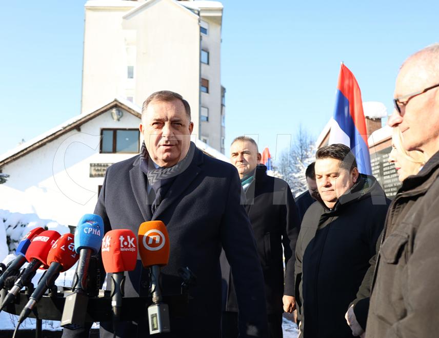 BANJA LUKA, JANUARY 8 /SRNA/ - SNSD leader Milorad Dodik said today in Banja Luka that the decision to form Republika Srpska is a historical vow, adding that even after 34 years it remains alive, stable, and well-established.