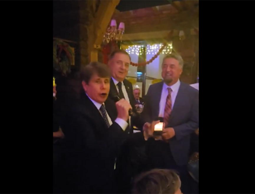 БАЊАЛУКА, 8. ЈАНУАРА /СРНА/ - Род Благојевић, бивши гувернер Илиноиса, није заборавио своје коријене, огњиште, претке и домовину, рекао је предсједник СНСД-а Милорад Додик.