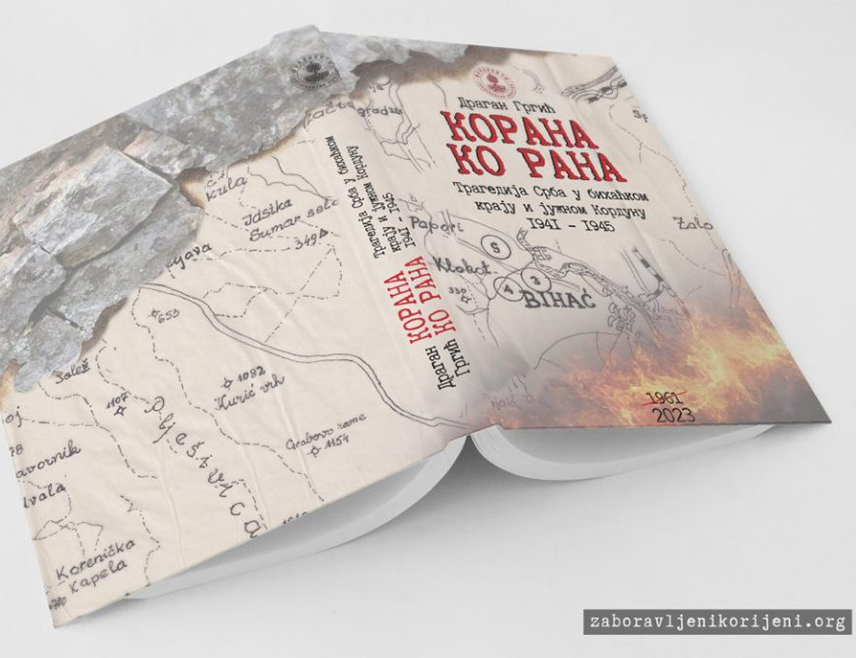 BELGRADE, JANUARY 12 /SRNA/ - The Forgotten Roots Foundation has published the original 1974 court verdict, by which the communists banned Dragan Grgić's book "The Korana as a Wound" in order to hide the truth about the crimes of the Ustashas against Serbs in the Bihać region and southern Kordun.