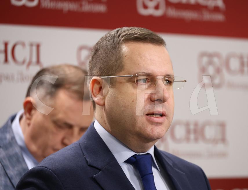 BANJALUKA, JANUARY 15 /SRNA/ – The goal of /Christian/ Schmidt, Sarajevo courts and politics, as well as the opposition from Republika Srpska, was to behead institutions and cause complete institutional instability in Republika Srpska, SNSD spokesperson Radovan Kovačević has stressed.
