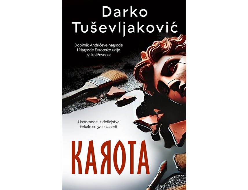 БЕОГРАД, 19. ЈАНУАРА /СРНА/ - НИН-ова награда за роман године припала је Дарку Tушевљаковићу за роман "Карота", саопштио је данас жири на свечаности у Коларчевој задужбини у Београду.