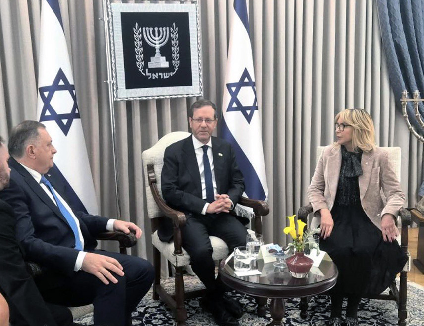 JERUSALEM, JANUARY 26 /SRNA/ – SNSD leader Milorad Dodik has stated in Jerusalem today, that Republika Srpska maintains strong relations with Israel and expressed satisfaction that the start of their official visit was marked by a meeting with Israeli President Isaac Herzog.