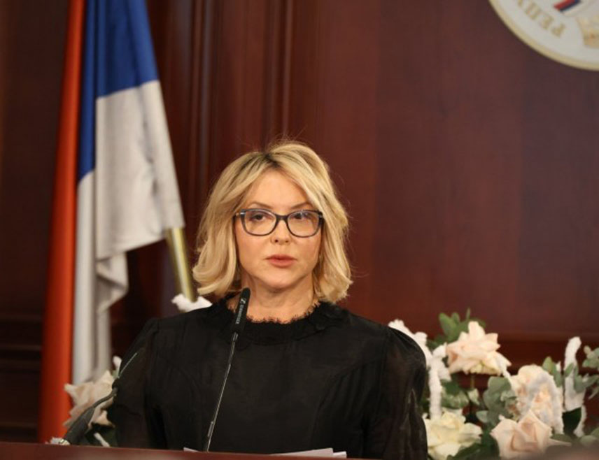 BANJA LUKA, JANUARY 27 /SRNA/ – Acting President of Republika Srpska Ana Trišić-Babić extended congratulations to all students and education professionals on the occasion of Saint Sava's Day, the school patron saint, as well as to all employees in the education sector, wishing them to celebrate this great holiday in the spirit of Saint Sava’s teachings.