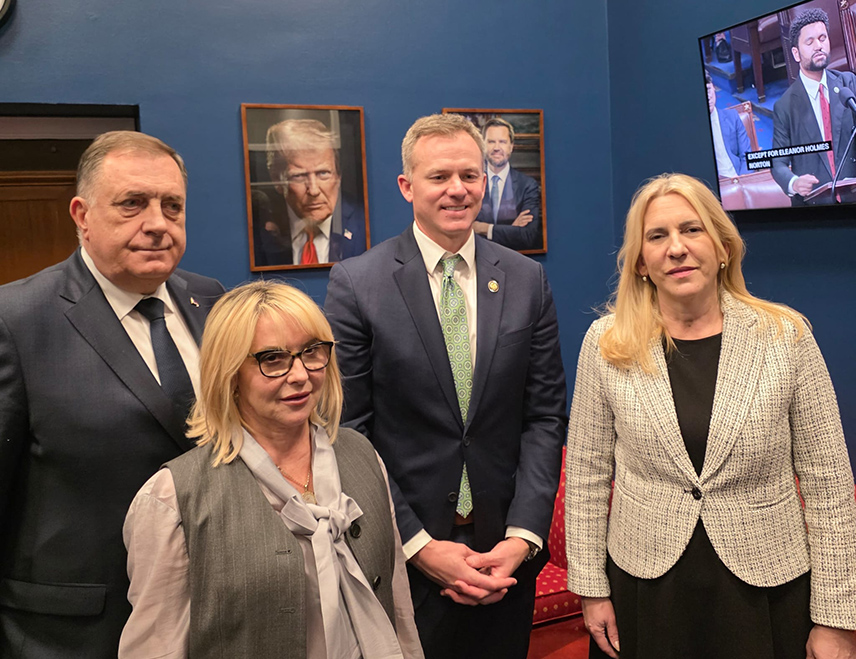 ЦВИЈАНОВИЋ, ДОДИК И ТРИШИЋ БАБИЋ СА КОНГРЕСМЕНОМ МУРОМ О ПОЗИЦИЈИ СРПСКЕ