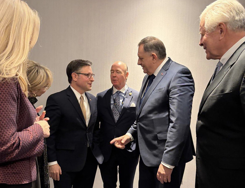 WASHINGTON, FEBRUARY 5 /SRNA/ - In a time of numerous global challenges, Republika Srpska has earned its place among leaders who understand the importance of principles, sovereignty, and the role of the people in decision-making, said SNSD leader Milorad Dodik.