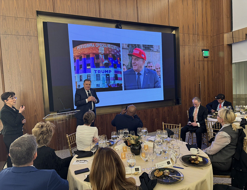 WASHINGTON, FEBRUARY 6 /SRNA/ - SNSD leader Milorad Dodik emphasized that Republika Srpska is no longer talked about, but is engaged with as a credible partner.