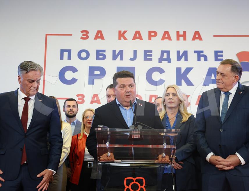 СТЕВАНДИЋ: ТРИЈУМФ КАРАНА - ПОБЈЕДА СПРСКЕ, ЊЕНЕ СНАГЕ И ЗАЈЕДНИШТВА
