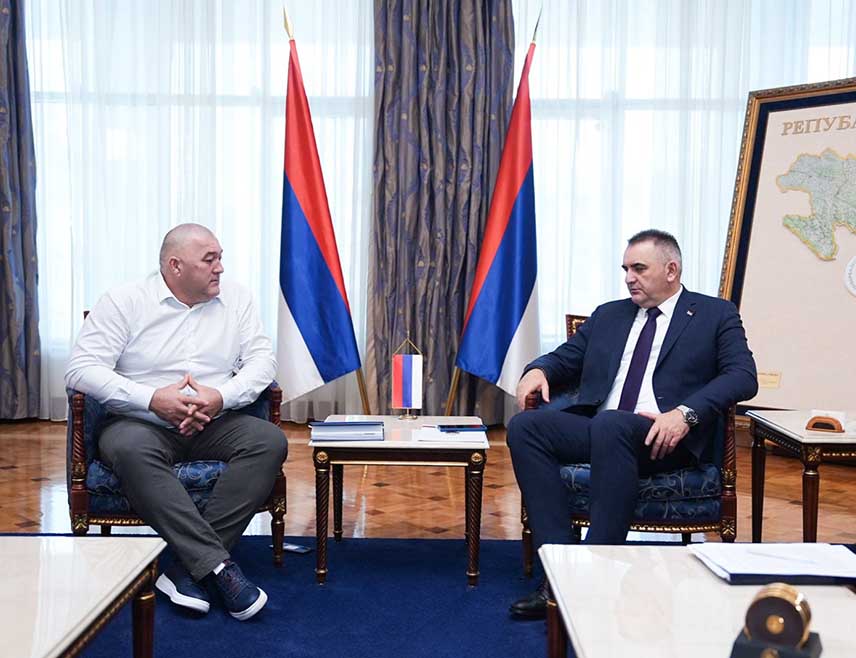 BANJA LUKA, FEBRUARY 13 /SRNA/ – Republika Srpska Prime Minister Savo Minić announces the Government will sponsor the Balkan Karate Championship for seniors and veterans, organised by the Srpska Karate Federation, whose thirty years of work he praised and announced support for its operations in order to create the best possible conditions for competitors.