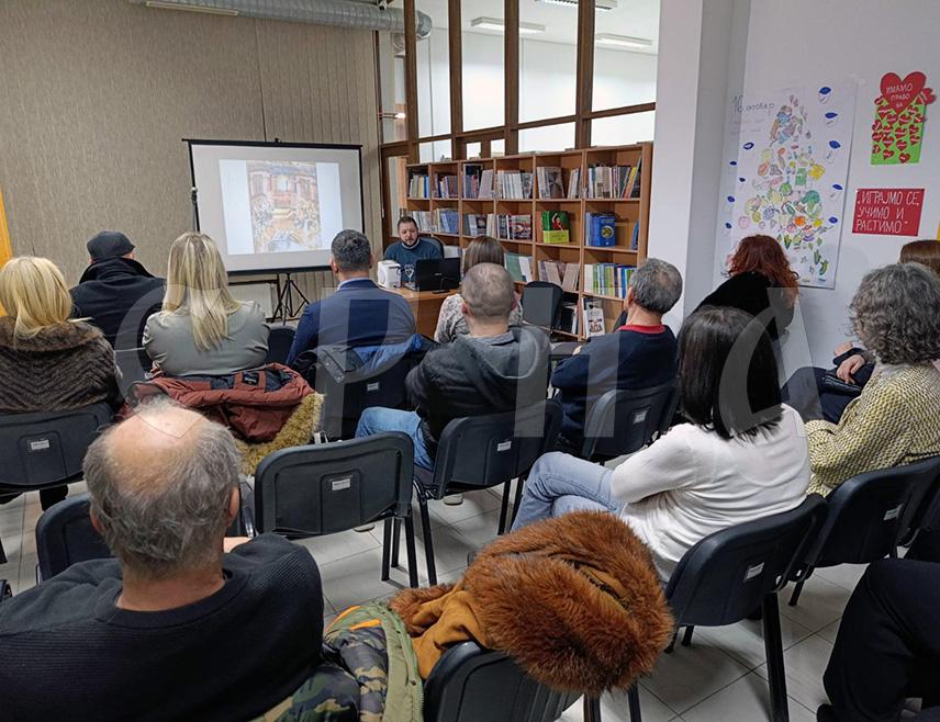 МРКОЊИЋ ГРАД, 20. ФЕБРУАРА /СРНА/ - У Народној библиотеци у Мркоњић Граду вечерас је одржано предавање о старим српским рукописним књигама поводом Дана матерњег језика, 21. фебруара.