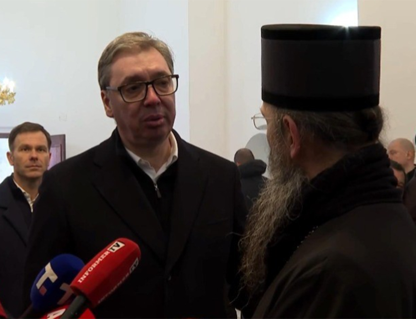 БЕОГРАД, 21. ФЕБРУАРА /СРНА/ - Предсједник Србије Александар Вучић поручио је данас да Српска православна црква /СПЦ/ није само институција вјере, него и државотворна и правна, што би требало да знају они који је прогоне и вријеђају.