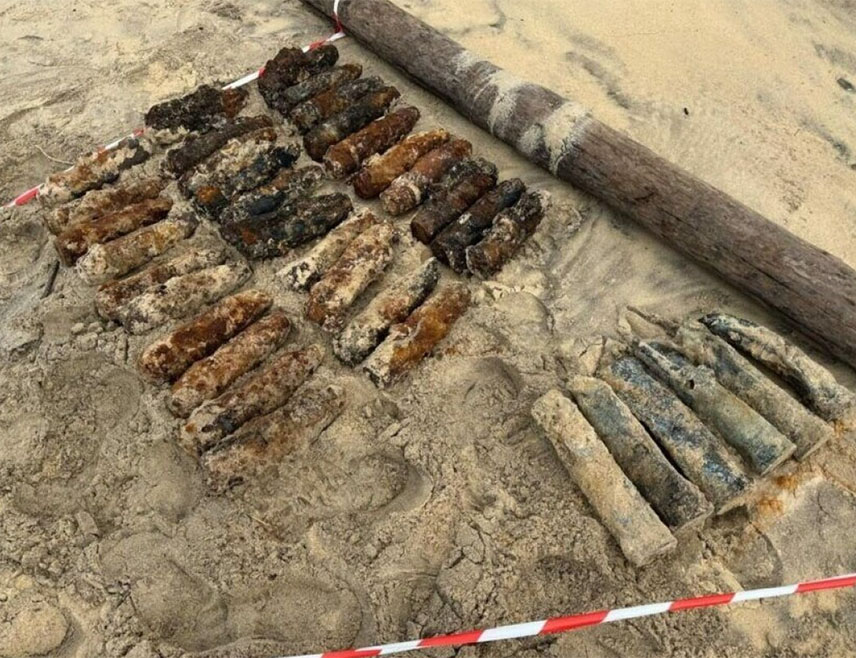 ПАРИЗ, 23. ФЕБРУАРА /СРНА/ - Море је избацило најмање 39 бомби на плажу у француском департману Жиронда, објавио је портал "Конексион".