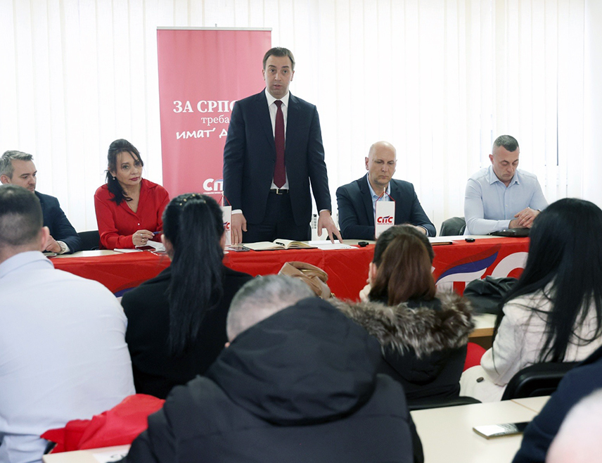 ФОЧА, 25. ФЕБРУАРА /СРНА/ - Предсједник Социјалистичке партије Српске /СПС/ Горан Селак поручио је да ова странка  у фочанској регији има стабилне и квалитетне одборе, те да охрабрује све већи број нових чланова који приступају СПС-у.