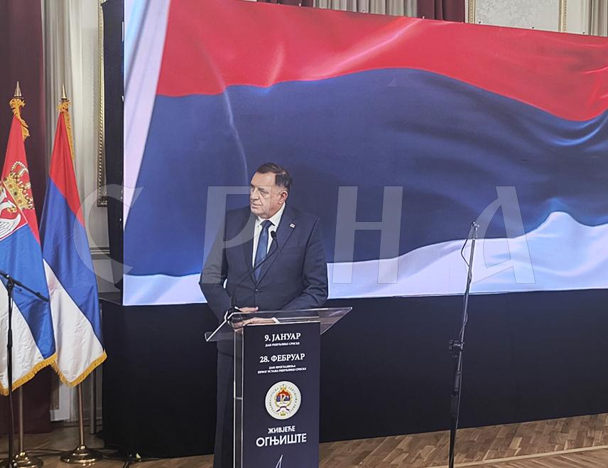 BELGRADE, FEBRUARY 27 /SRNA/ - The leader of the SNSD Milorad Dodik, stated this evening in Belgrade that the future of the Serb people lies in a national people's state and that Serbs must not lose Serbia, Republika Srpska, and Kosovo and Metohija.