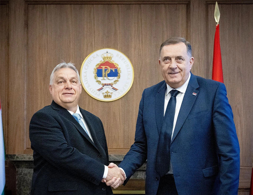 БУДИМПЕШТА, 6. МАРТА /СРНА/ - Предсједник Владе Мађарске Виктор Орбан захвалио је лидеру СНСД-а Милораду Додику на подршци након пријетњи које му је упутио предсједник Украјине Владимир Зеленски.