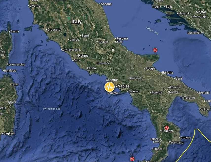 РИМ, 10. МАРТА /СРНА/ - Земљотрес магнитуде 5,9 степени по Рихтеру погодио је Италију, а осјетио се у више европских земаља.
