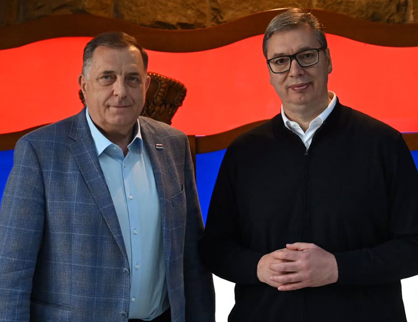 БАЊАЛУКА, 12. МАРТА /СРНА/ - Лидер СНСД-а Милорад Додик истакао је да се одлично разумије са предсједником Србије Александром Вучићем.