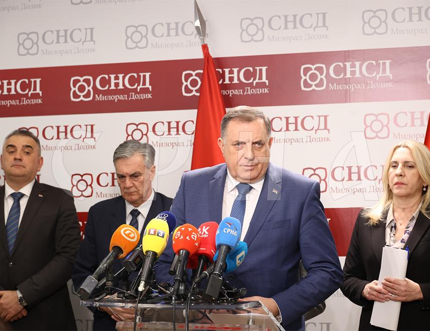 BANJA LUKA, MARCH 19 /SRNA/ - SNSD president Milorad Dodik stated that BiH is a country which, under the Dayton Agreement, consists of two entities and three constituent peoples, and emphasized that Serbs will never accept unitarization and the Bosniak "civic" concept.