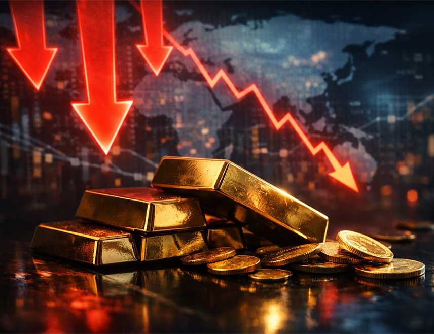 ЊУЈОРК, 20. МАРТА /СРНА/ - Цијена злата данас је пала за два одсто на око 4.570 долара по унци и на путу је највећег седмодневног пада од 1983. године.