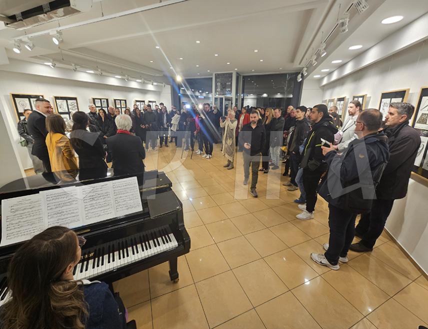 ПРИЈЕДОР, 20. МАРТА /СРНА/ - У Галерији "Сретен Стојановић" у Приједору вечерас је отворена изложба цртежа српског, европског и свјетског графичара и сликара Бранка Миљуша.